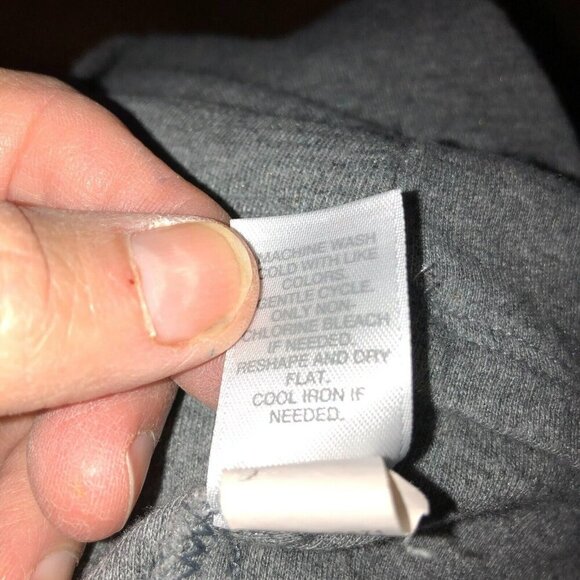 J Jill Womens Medium Gray Long Sleeve Pockets Lace Up Back Knit Dress Size M - Picture 10 of 10